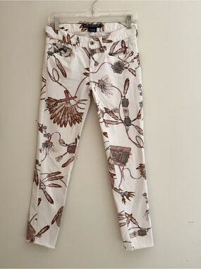 Vintage Ralph Lauren Sport Southwestern Print Jeans Size 27 Boho Western Y2K